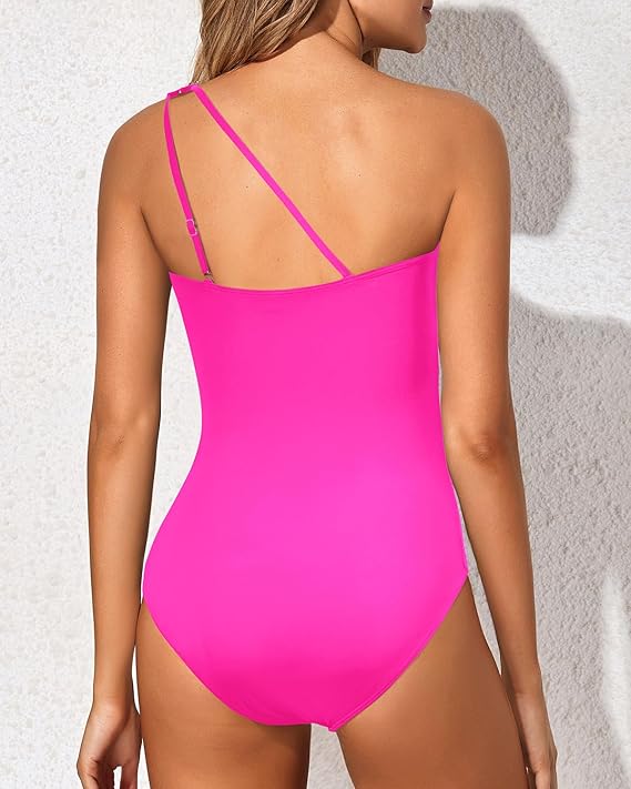 Graceful One-Shoulder Swimwear