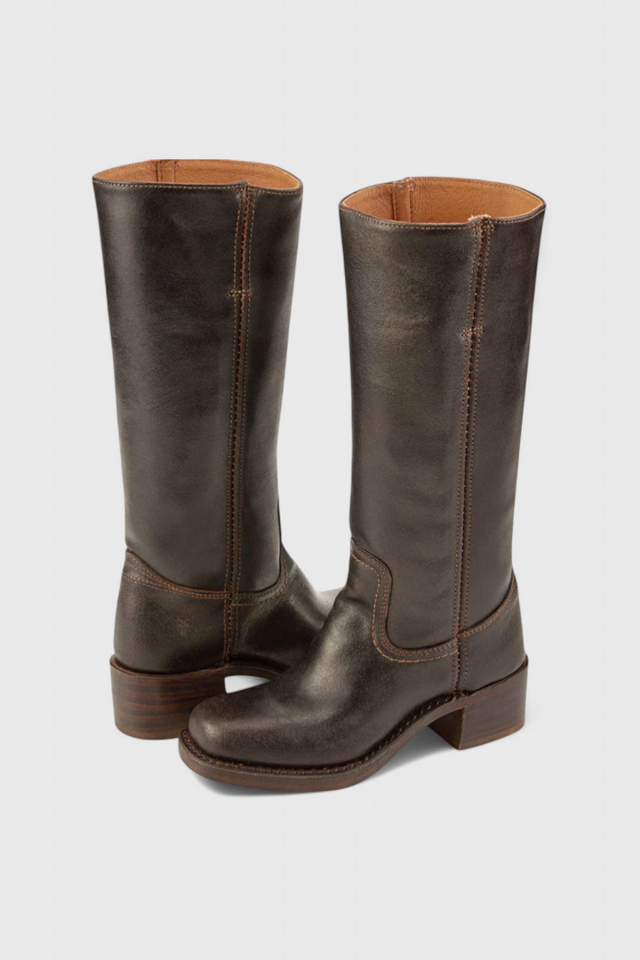 Timeless Style Insulated Leather Boots by Grace