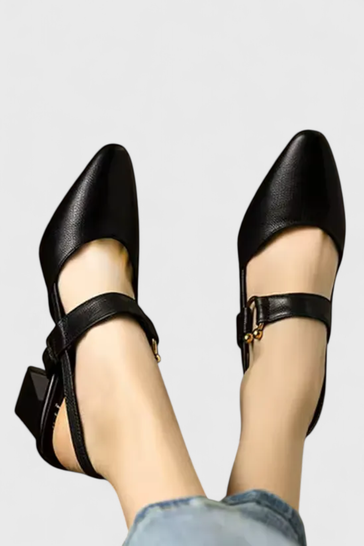 Chic Angeles Heels Featuring Ergonomic Sole and Cushioned Interior