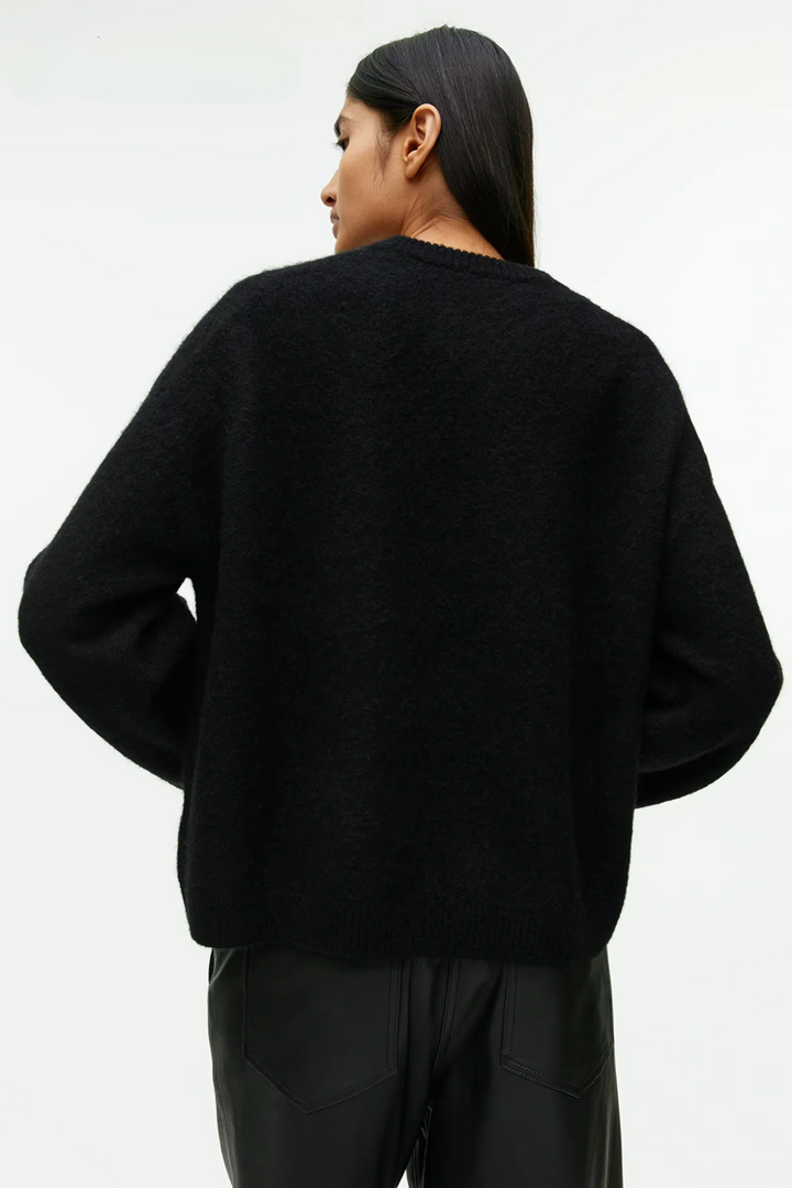 Matilda Relaxed Sweater in Acrylic and Viscose Blend