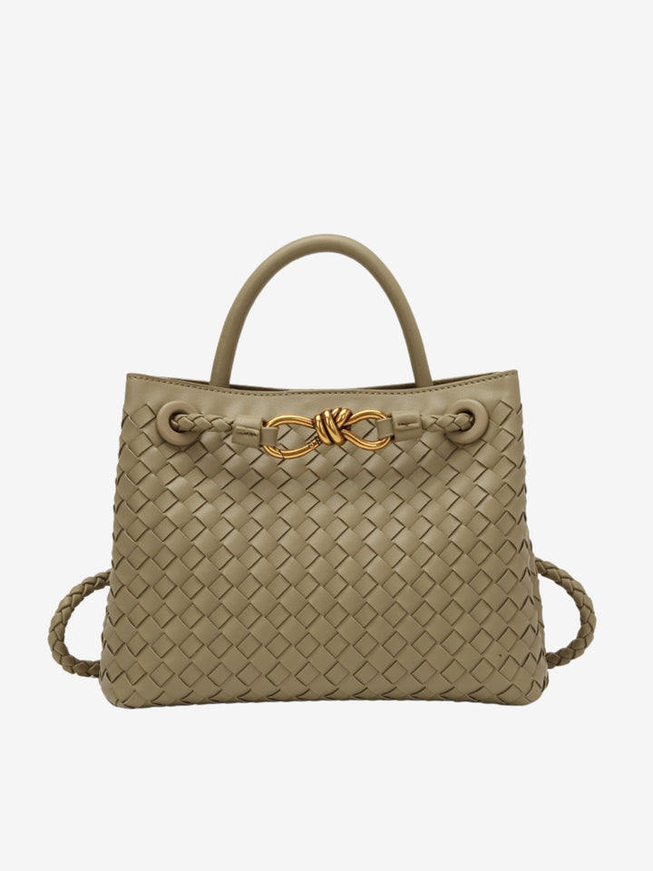 Eloise | Textured Compact Woven Handbag