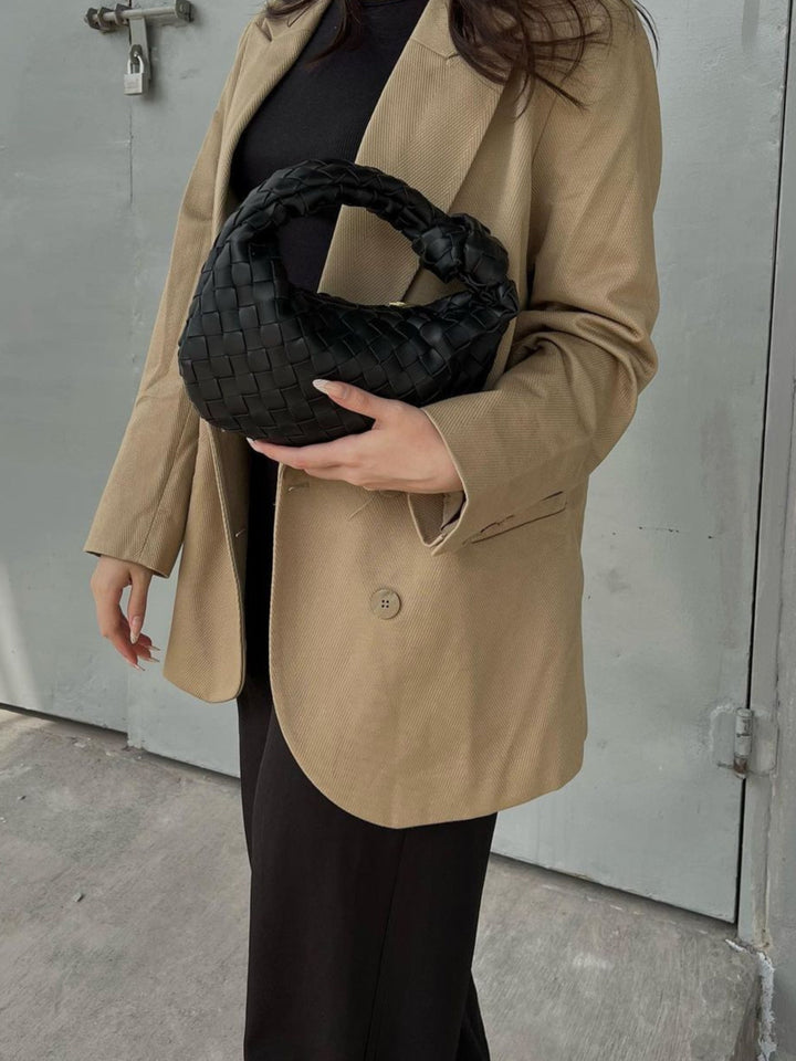 Sienna | Compact Bag with Braided Handle