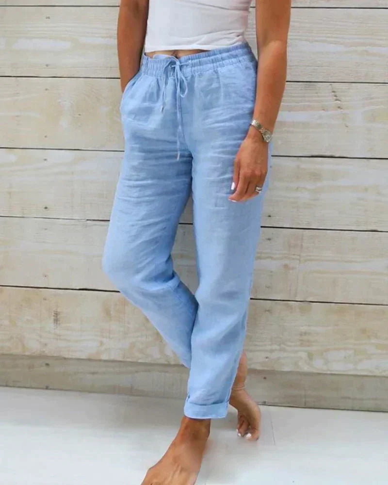 Elena - Stylish Linen Pants
