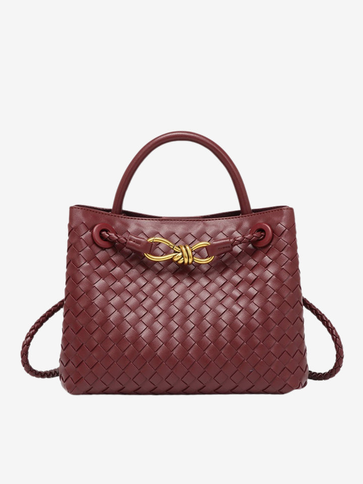Eloise | Textured Compact Woven Handbag
