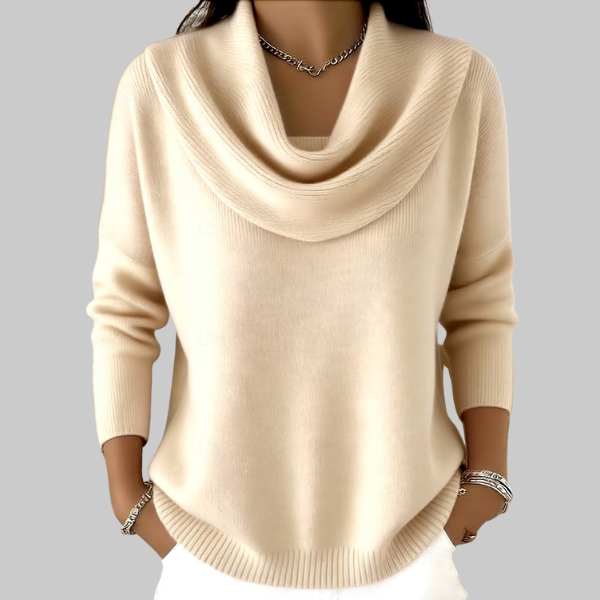 Angeline | Soft Cowl Neck Sweater