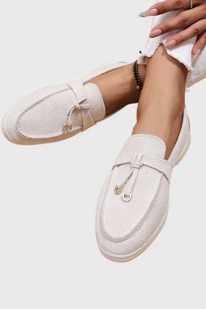 Coralie Classic Faux Suede Moccasins