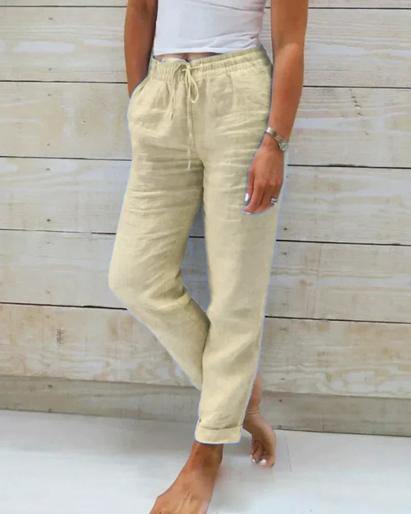 Elena - Stylish Linen Pants