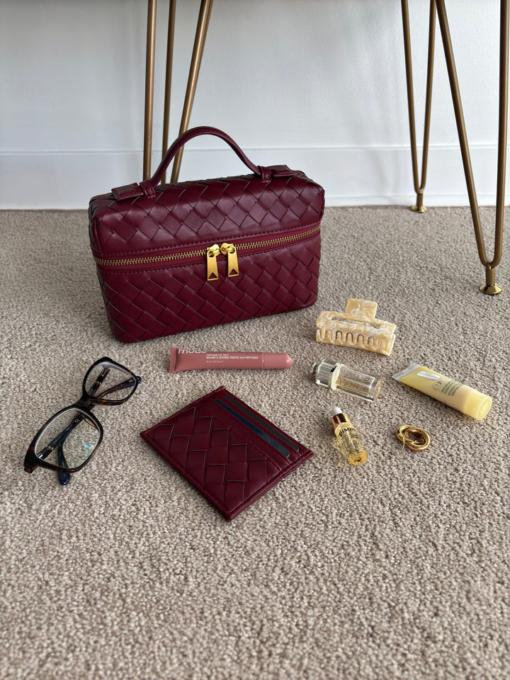 Juliette | Chic Woven Handbag with Elegant Structure