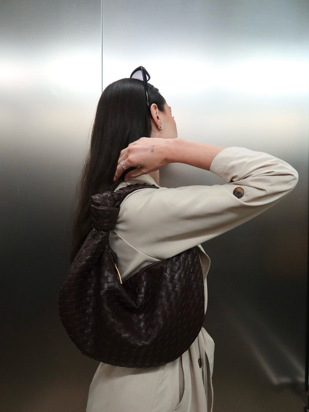 Giselle | Medium Braided Knot Shoulder Bag