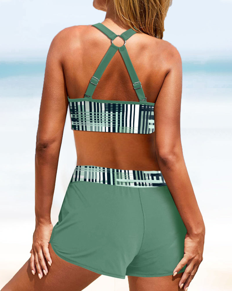 Janette - Ribbed High-Waisted Bikini