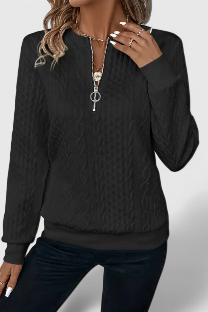 Zoey Cozy Minimalist Knit Sweater