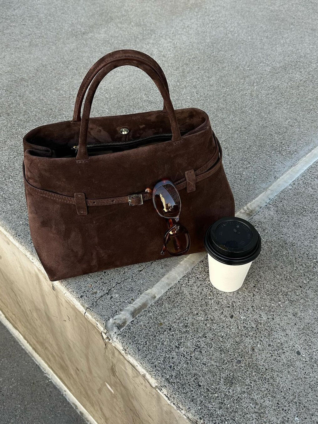 Rebecca | Luxurious Suede Handbag