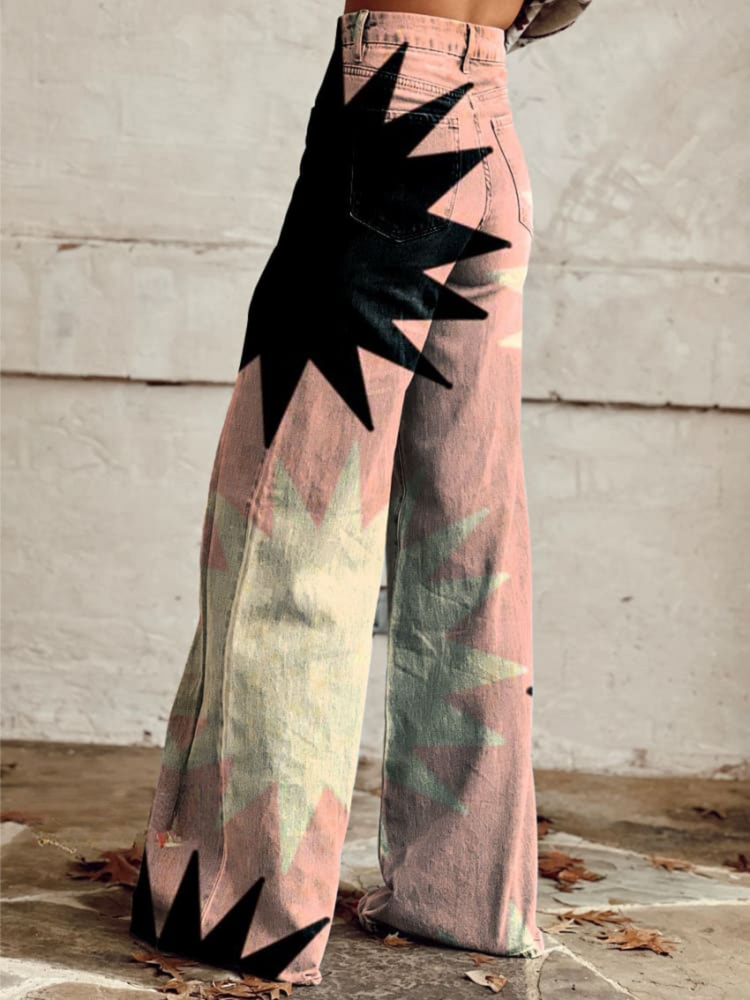 Stella | Bohemian Starburst Wide-Leg Trousers