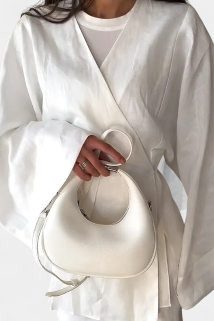 Zelda-Inspired V-Neck Top and Slit Skirt Ensemble