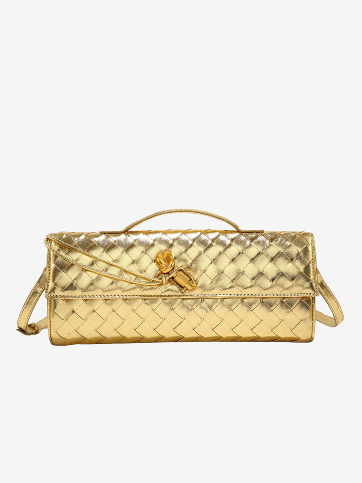 Camila | Chic Slim Woven Clutch
