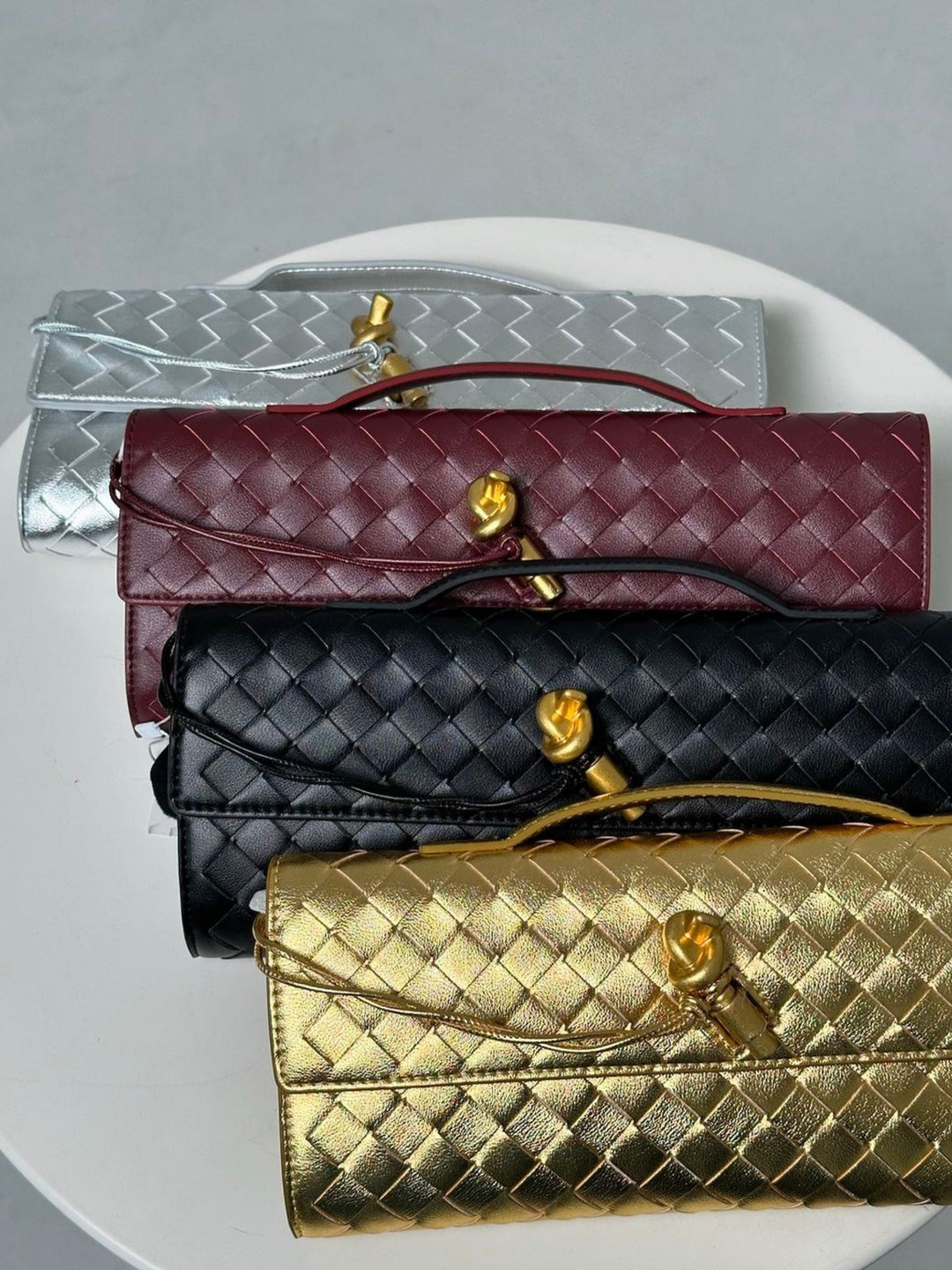 Camila | Chic Slim Woven Clutch