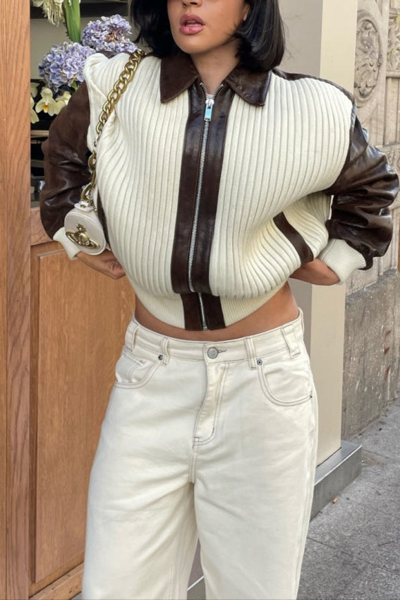 Rafaella Color-Blocked Jacket with Tailored Lapel