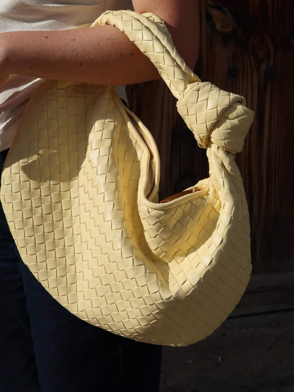 Giselle | Medium Braided Knot Shoulder Bag