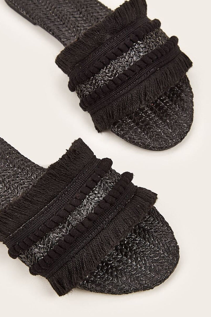 Fringe-Detail Sneakers