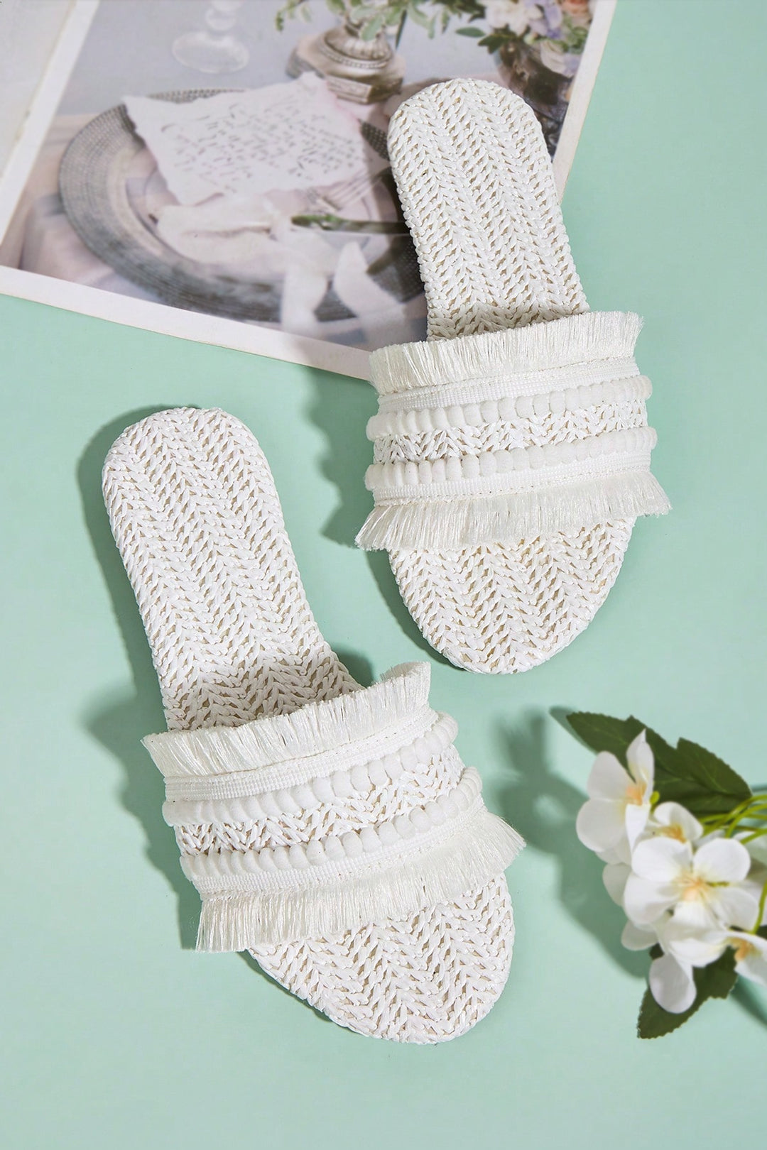 Fringe-Detail Sneakers