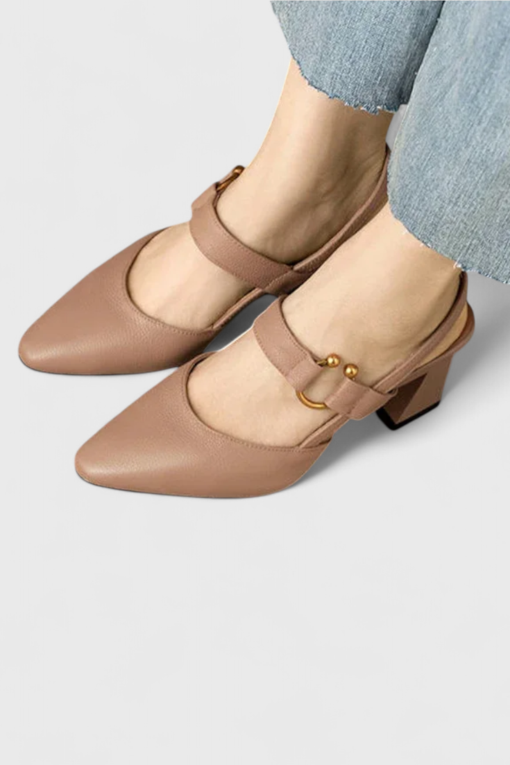 Chic Angeles Heels Featuring Ergonomic Sole and Cushioned Interior