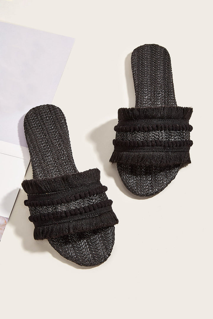 Fringe-Detail Sneakers