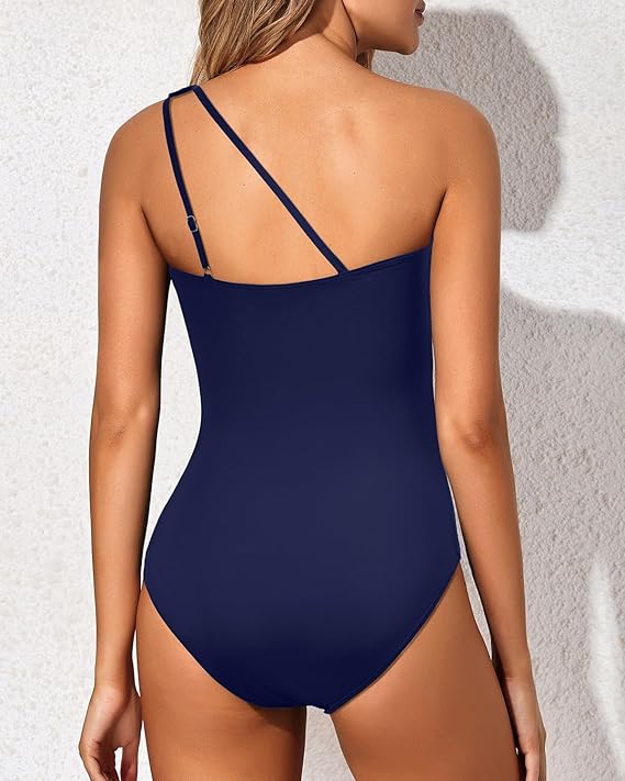 Graceful One-Shoulder Swimwear