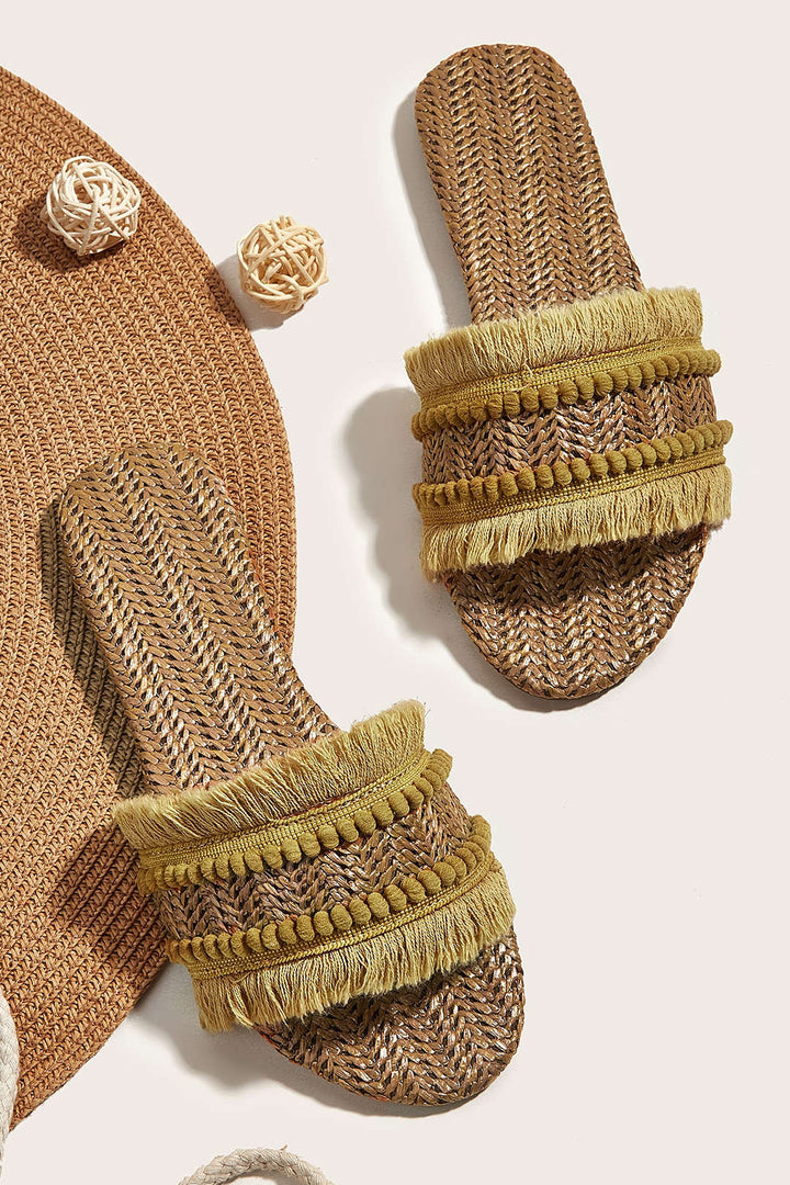 Fringe-Detail Sneakers
