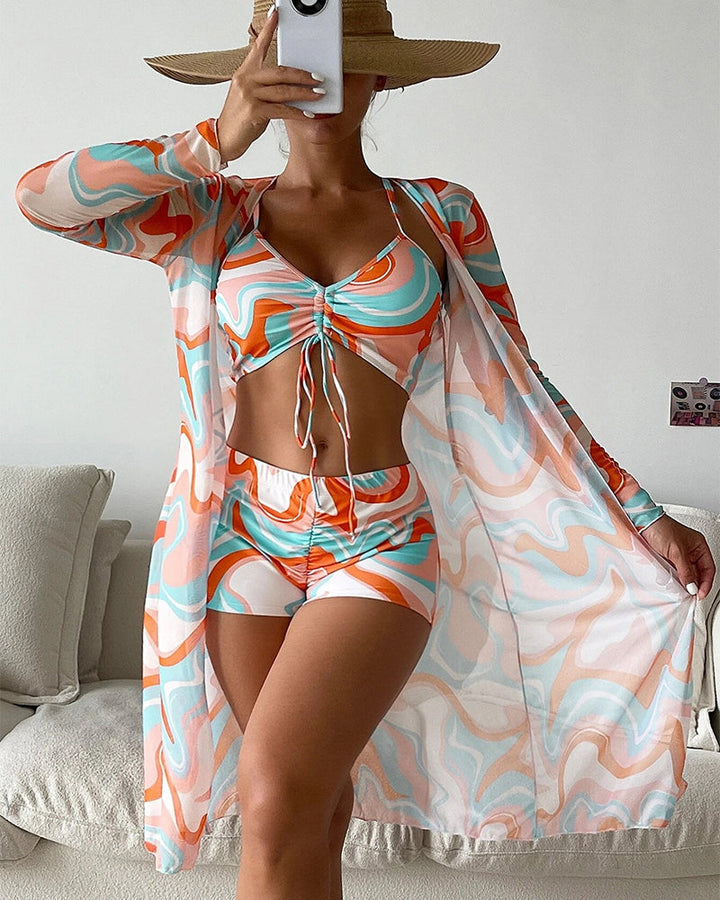 Laluna® | 3-Piece Printed Swimwear Set