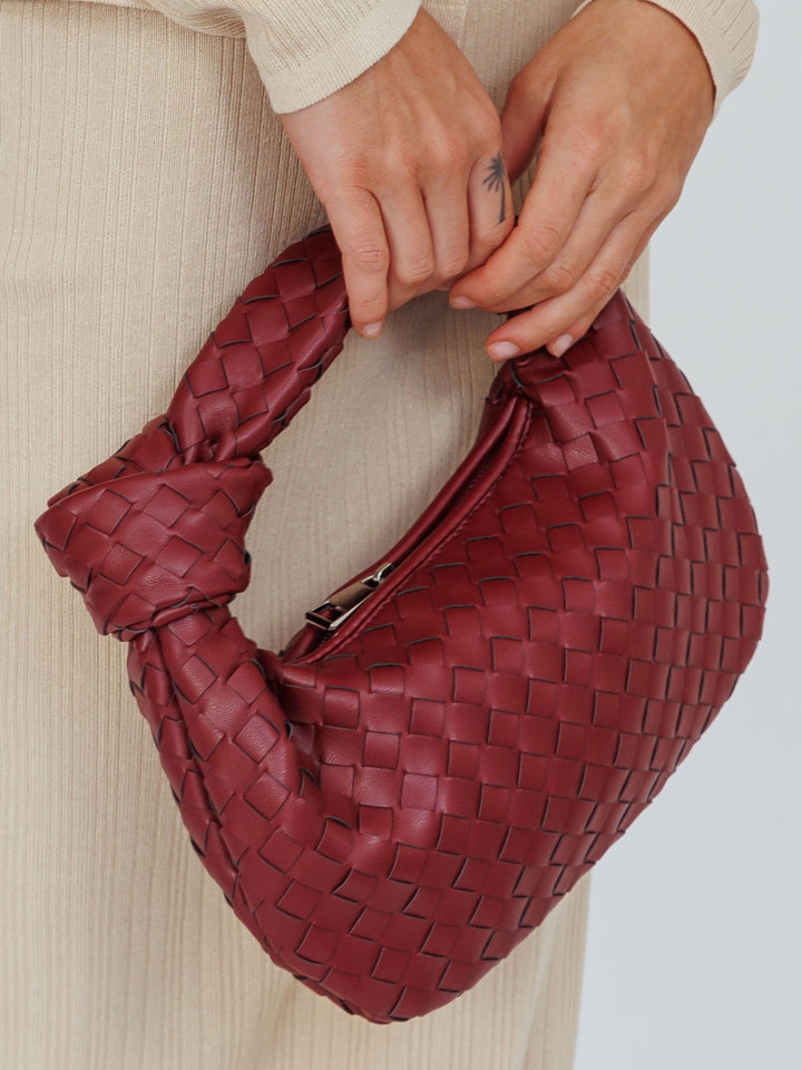 Sienna | Compact Bag with Braided Handle