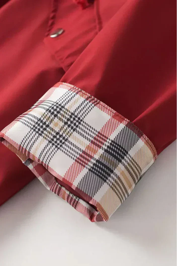 Doemi Fitted Silhouette Long Sleeve Raincoat