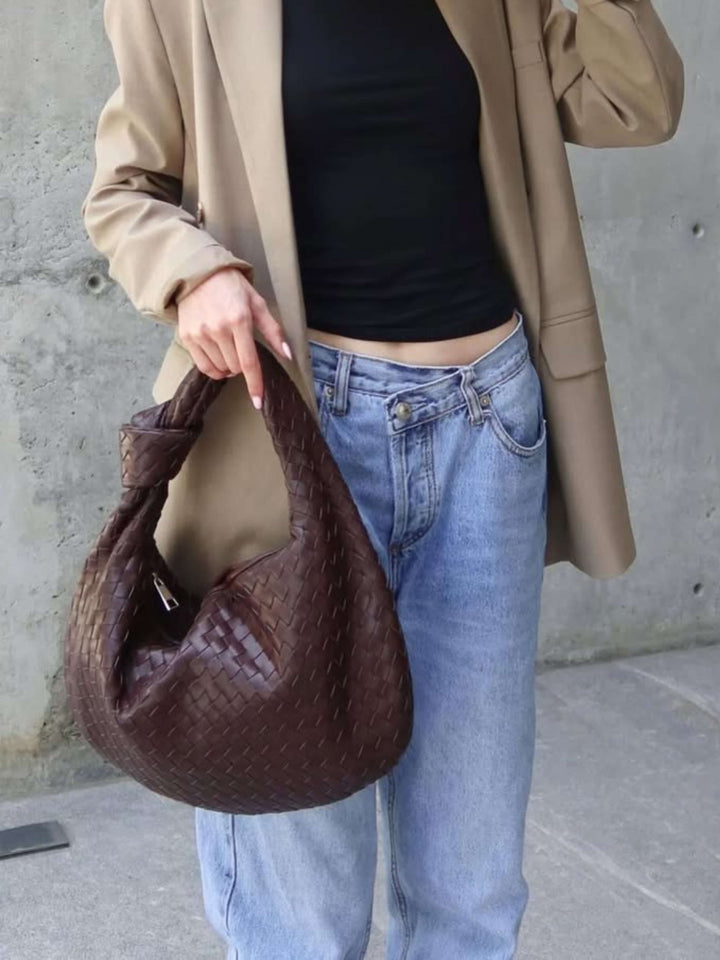 Giselle | Medium Braided Knot Shoulder Bag