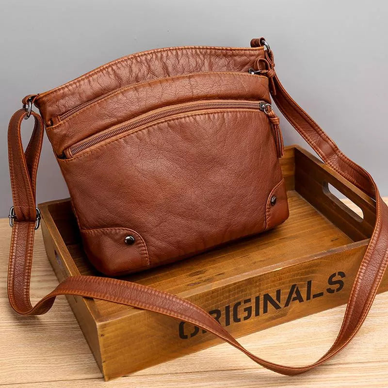 Freya - Genuine Leather Shoulder Bag