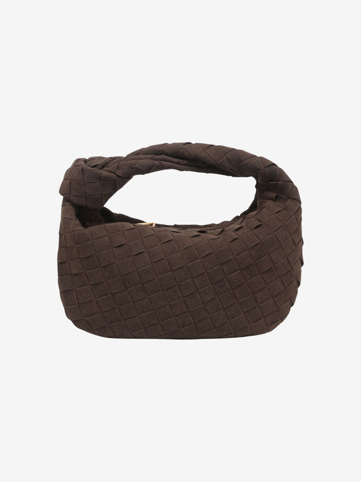 Renee | Velvet Mini Braided Handbag