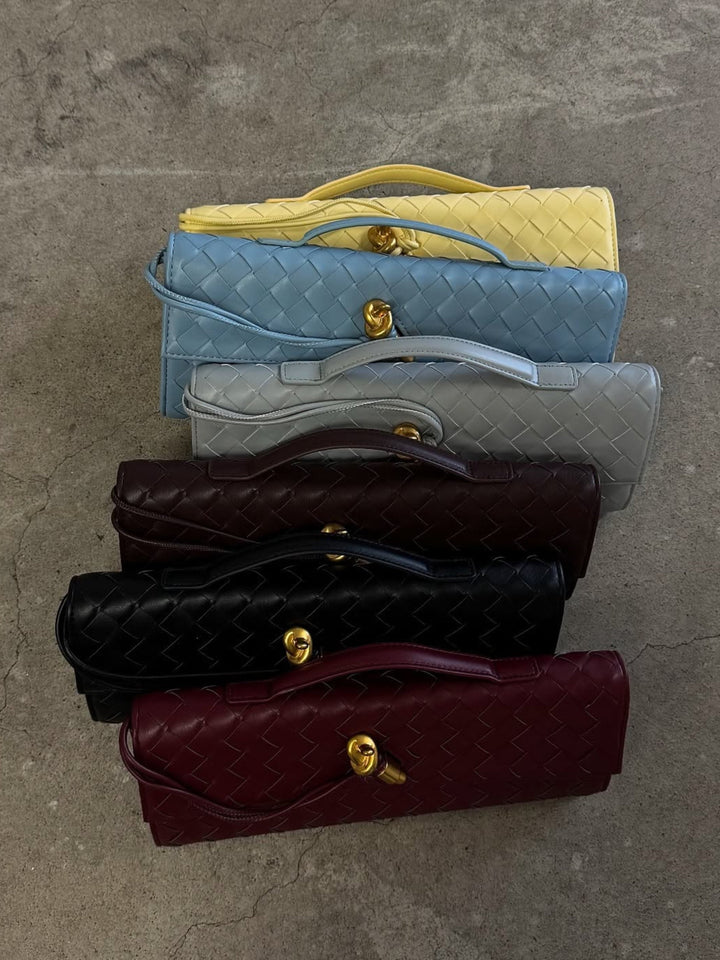Camila | Chic Slim Woven Clutch