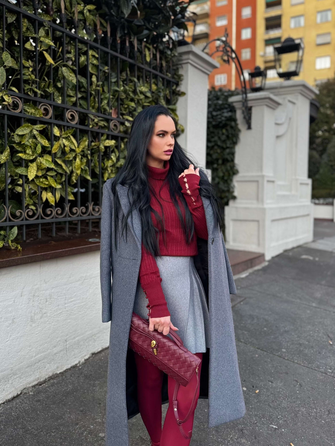 Camila | Chic Slim Woven Clutch