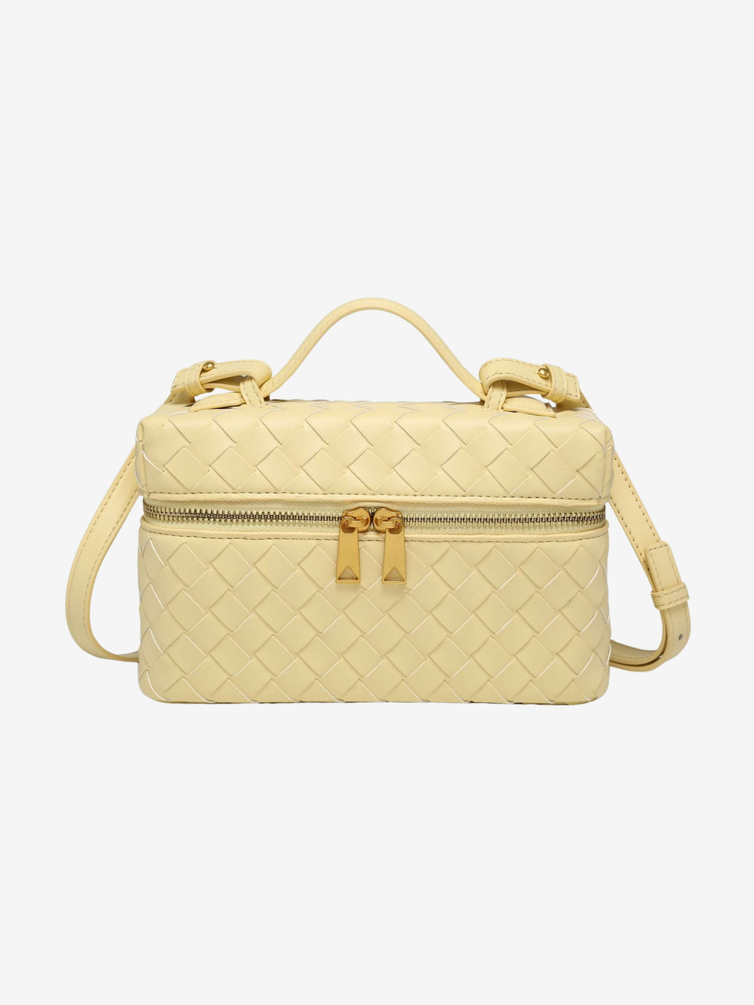 Juliette | Chic Woven Handbag with Elegant Structure