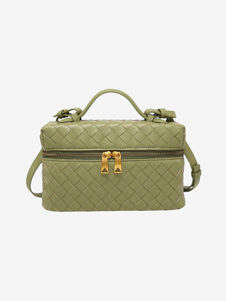 Juliette | Chic Woven Handbag with Elegant Structure