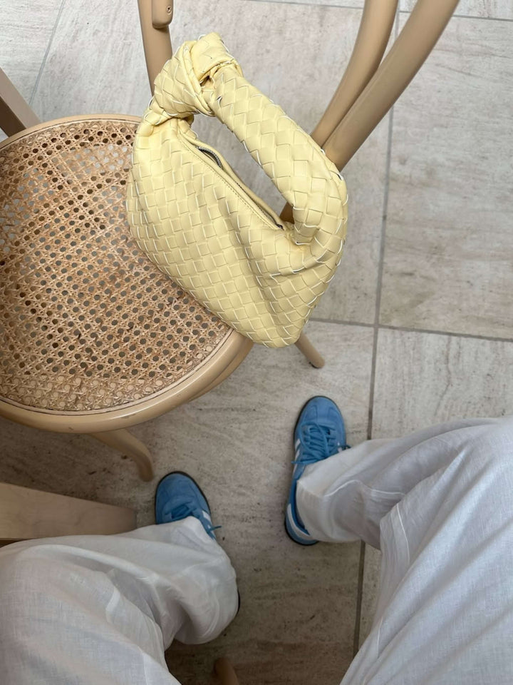 Sienna | Compact Bag with Braided Handle