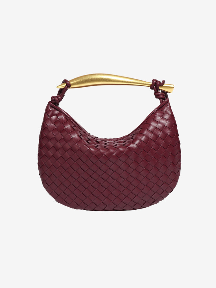 Bianca | Chic Woven Handbag with Elegant Structure
