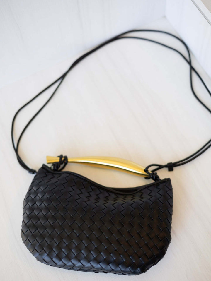 Bianca | Chic Woven Handbag with Elegant Structure