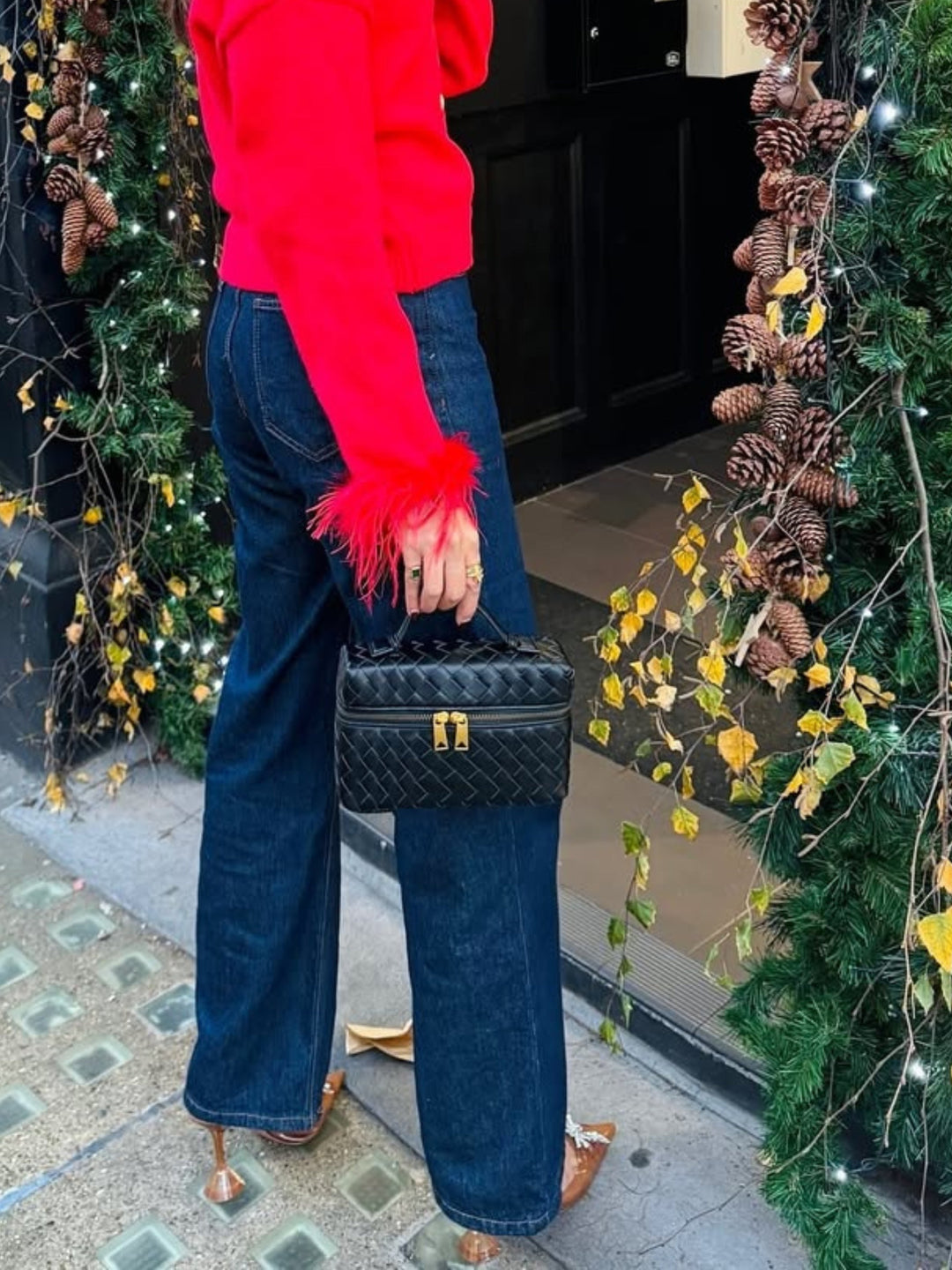 Juliette | Chic Woven Handbag with Elegant Structure