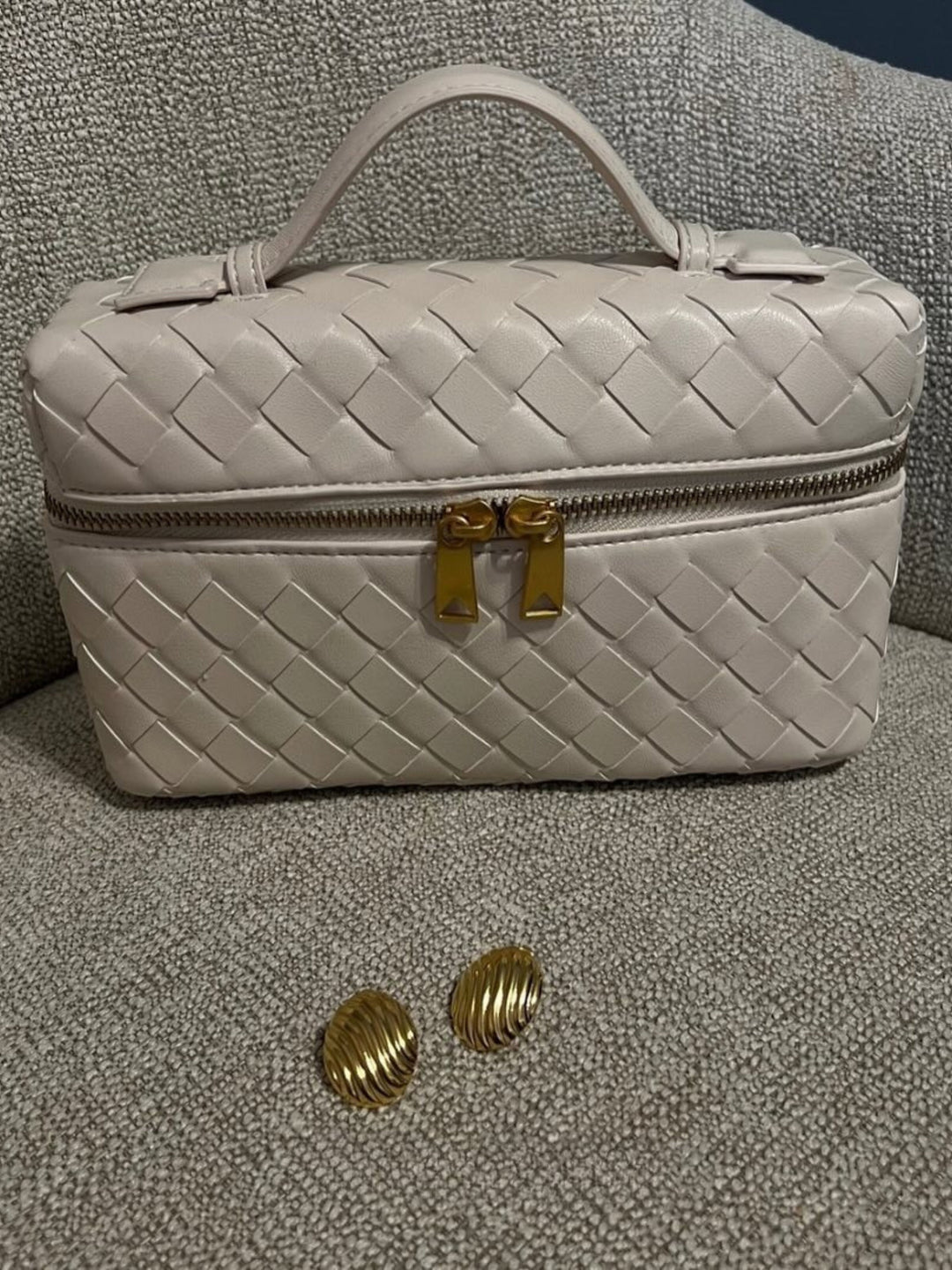 Juliette | Chic Woven Handbag with Elegant Structure