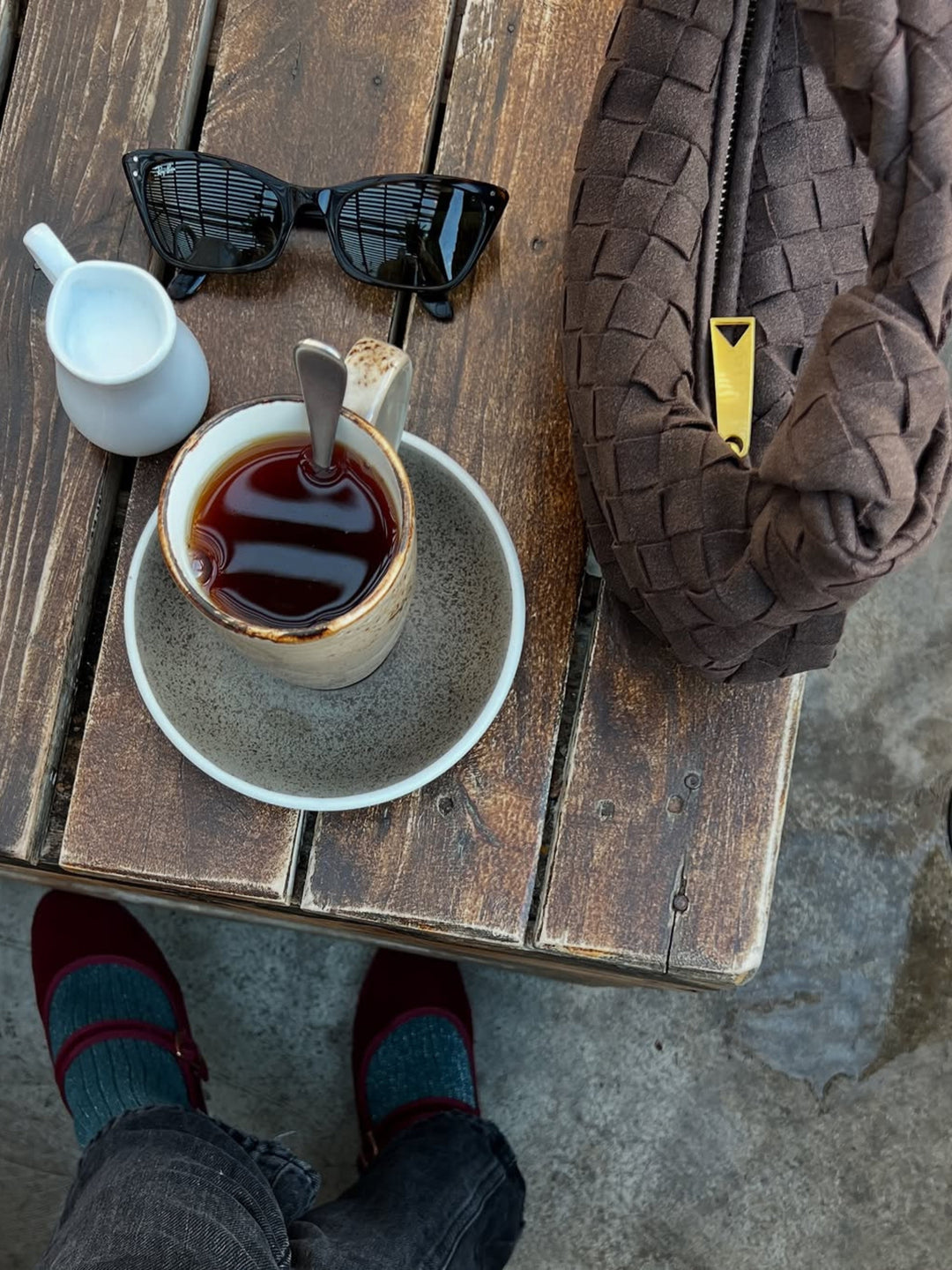 Renee | Velvet Mini Braided Handbag