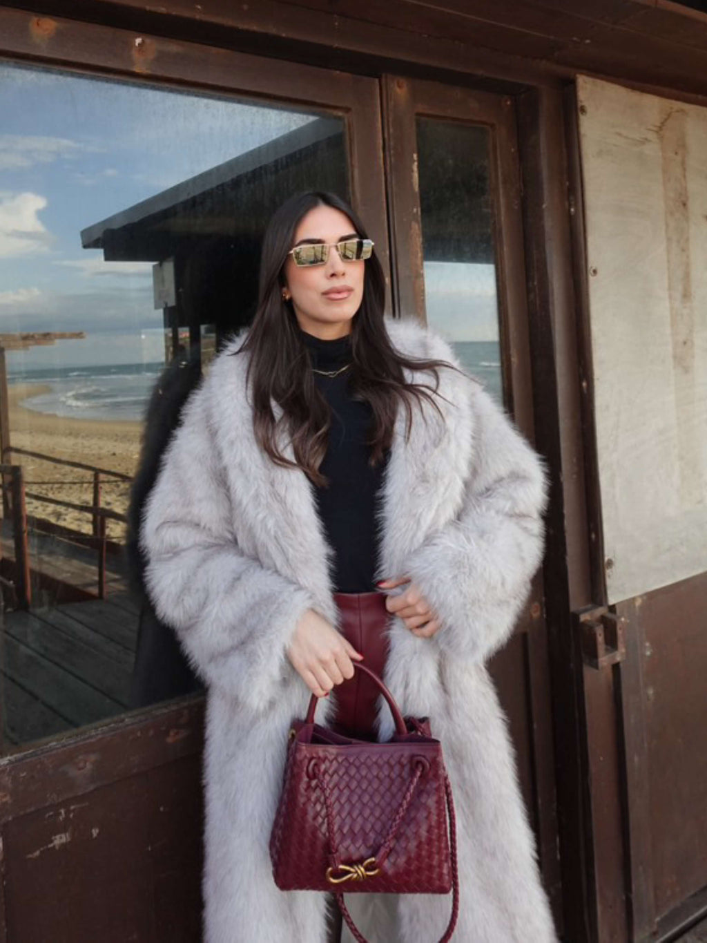 Eloise | Textured Compact Woven Handbag