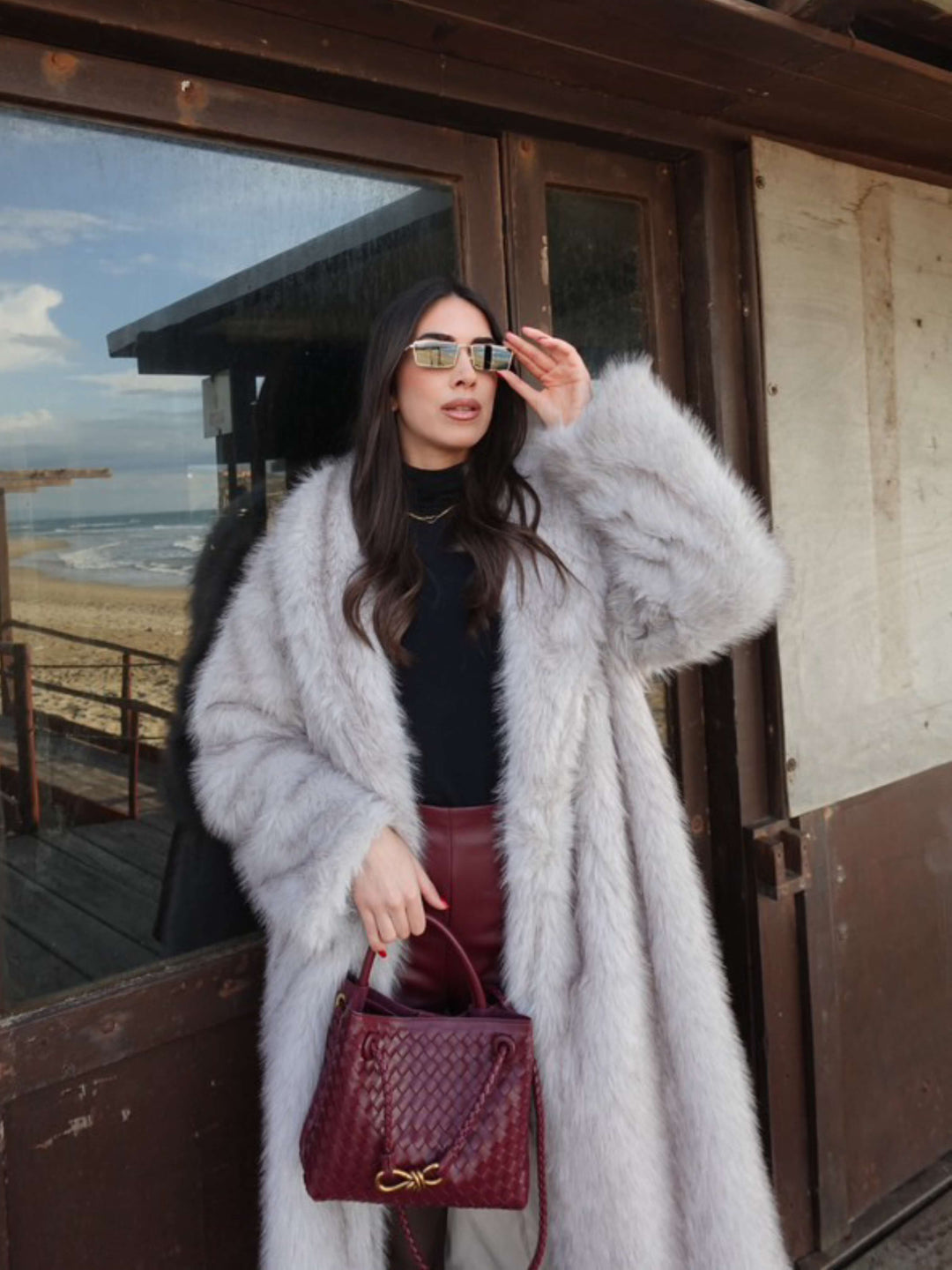 Eloise | Textured Compact Woven Handbag