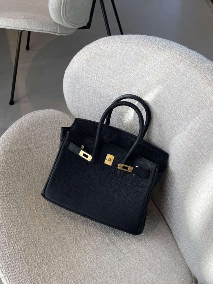Colette | Compact Structured Lock Handbag
