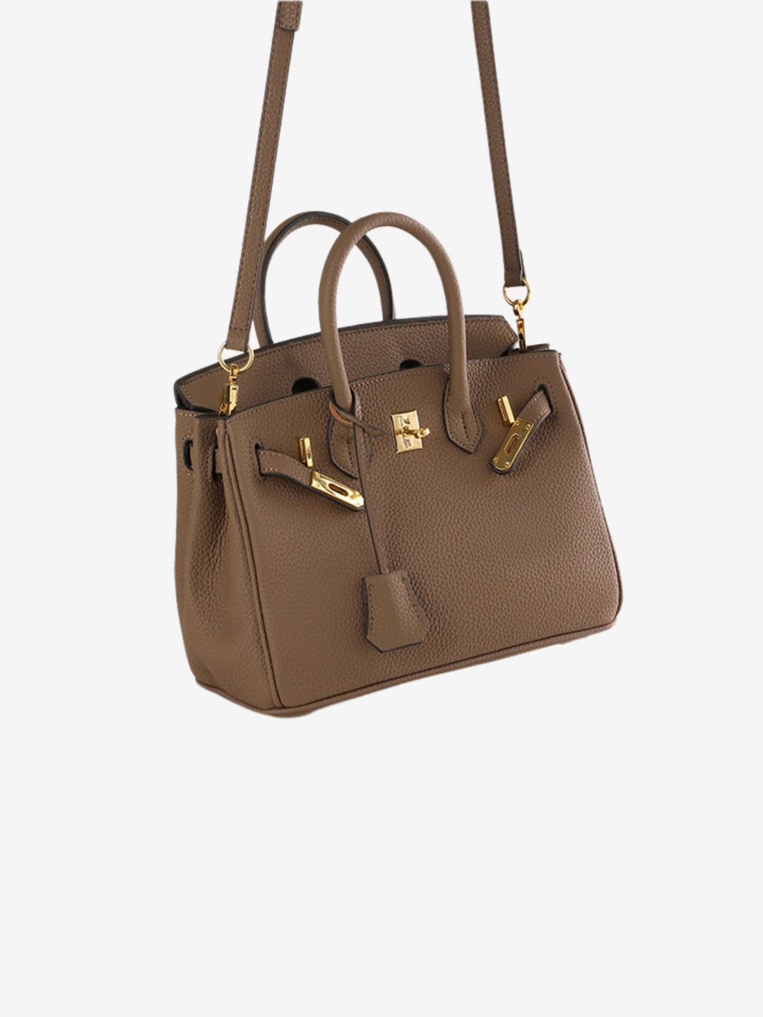 Colette | Compact Structured Lock Handbag