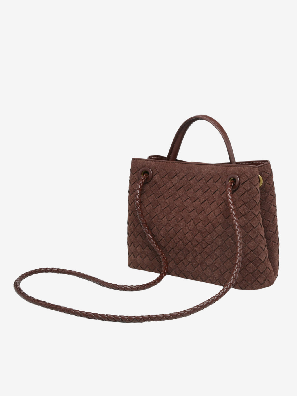 Malia | Textured Pattern Compact Woven Crossbody Bag