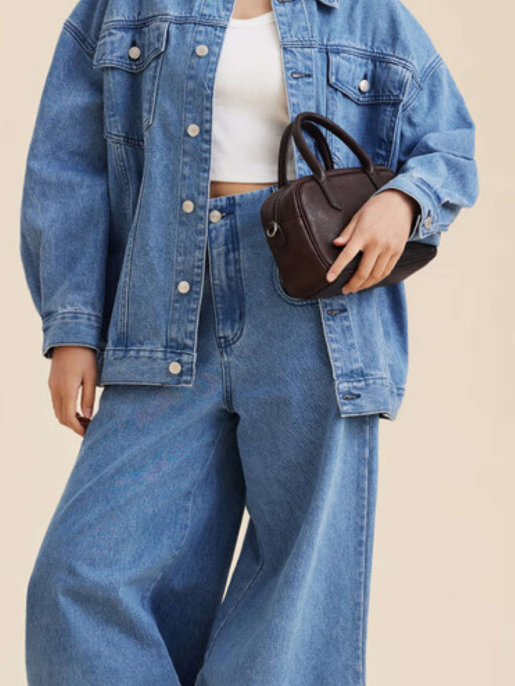 Eliza | Chic Square Handbag with Zipper Closure